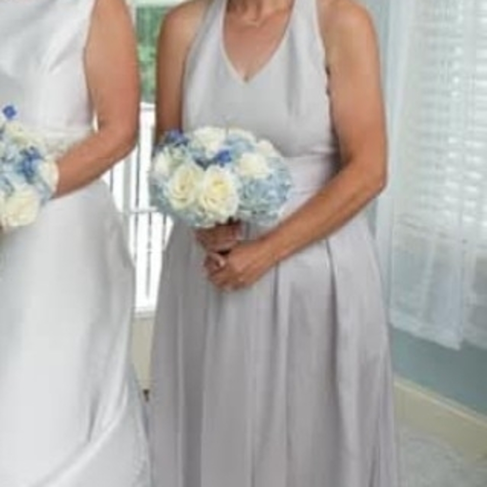 David's Bridal Sterling Silver Halter Dress